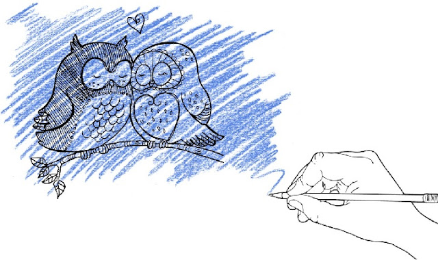 Sketsa gambar burung Sketsa gambar burung