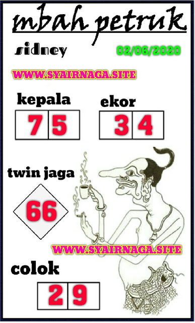 SYAIR TOGEL SYDNEY SELASA 02 JUNI 2020