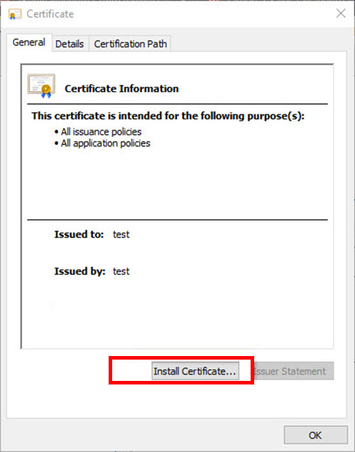 HTTPS Certificate Setup on Dahua