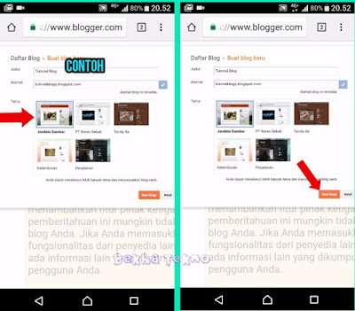 tema blog baru Tutorial Lengkap Cara Membuat Blog Sendiri Di Hp Android Dengan Mudah Lengkap Dengan Gambar