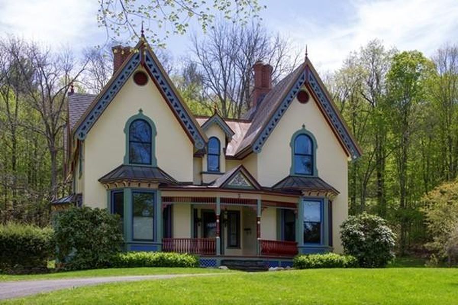Sweet House Dreams 1868 Gothic Revival in Shelburne, Massachusetts