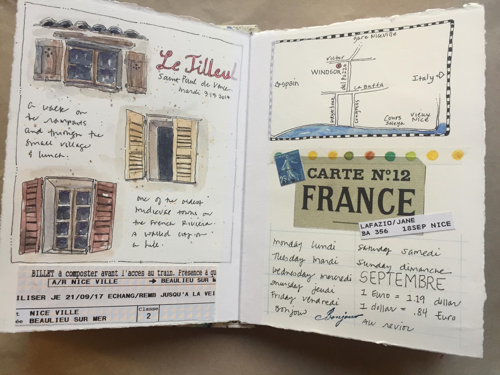 JaneVille My French Journal photos and a short video.