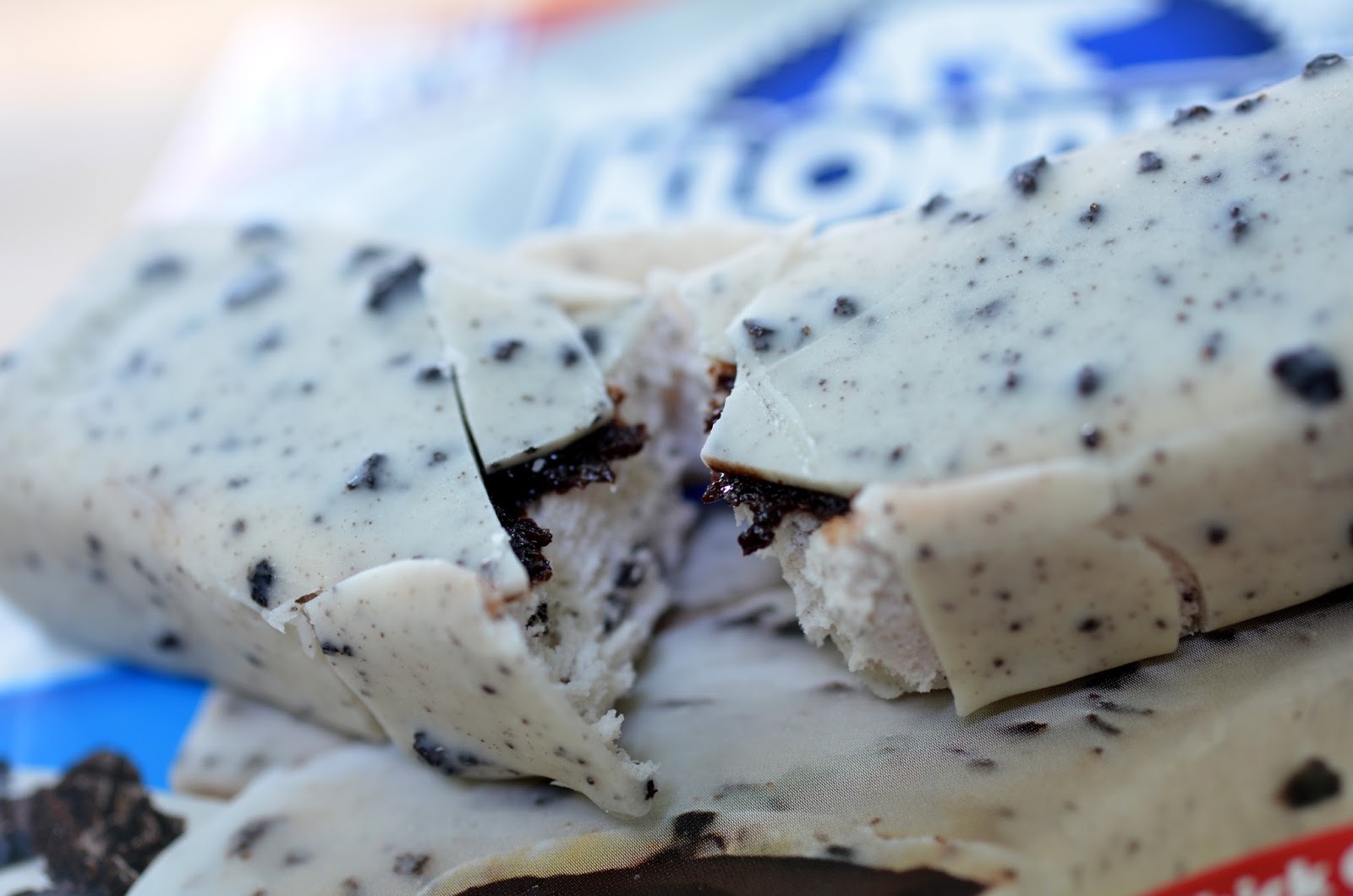 food and ice cream recipes REVIEW Klondike Cookies & Cream Kandy Bars