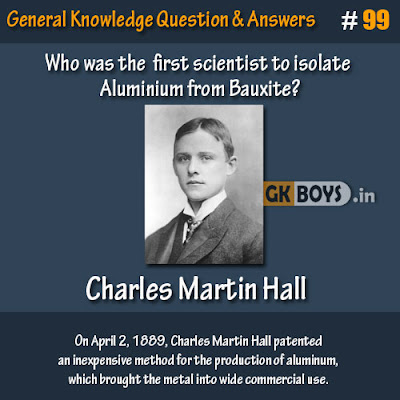 Who was the  first scientist to isolate Aluminium from Bauxite?