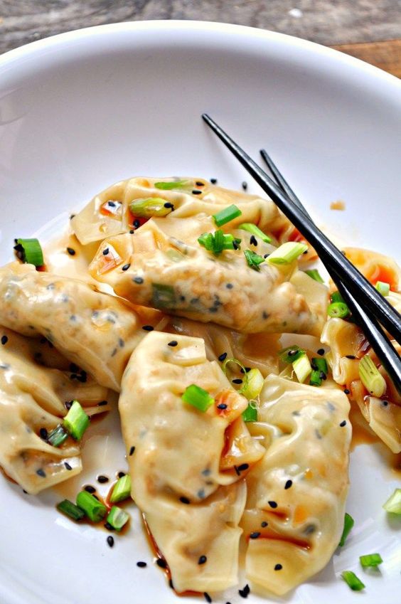 Vegan Sesame Tofu Dumplings Secret Delicious Recipes Foods