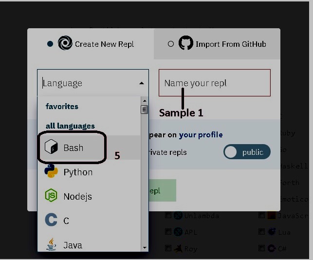 Dr.Matilda.S: How to use repl.it to create and run a Linux Program
