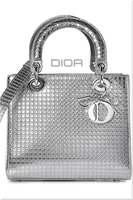 ♦Dior Lady Dior silver metallic top handle calfskin bag with micro-canage motif and classic Dior charms #dior #bags #ladydior #brilliantluxury ♦Dior Lady Dior silver metallic top handle calfskin bag with micro-canage motif and classic Dior charms #dior #bags #ladydior #brilliantluxury