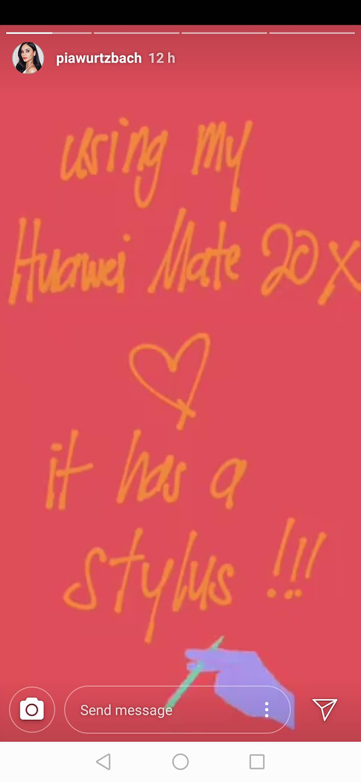 Queen P's IG story post Queen P's IG story post