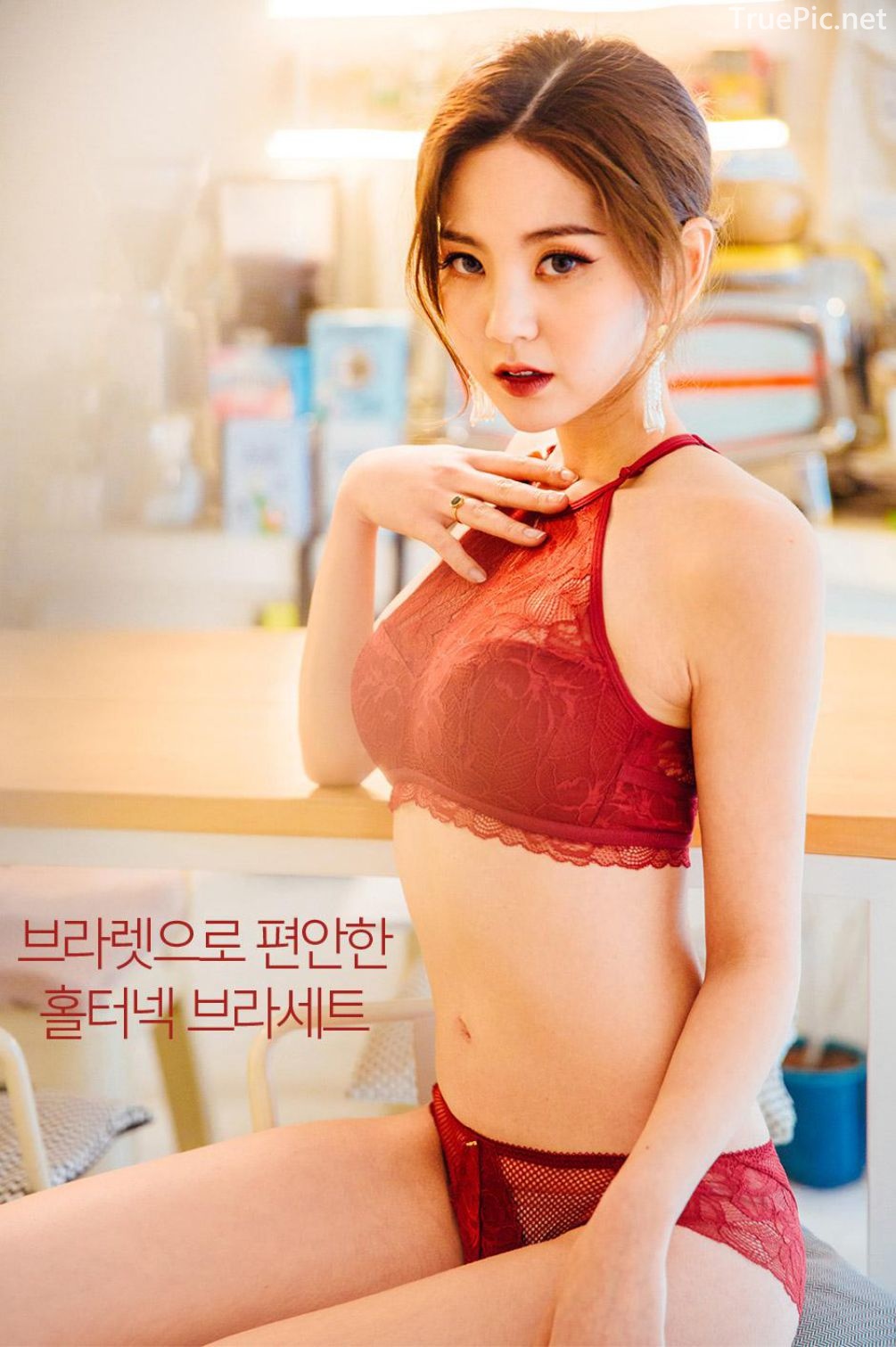 Korean Lingerie Queen - Lee Chae Eun - Red and Black Rabbit Lingerie - TruePic.net - Picture 11