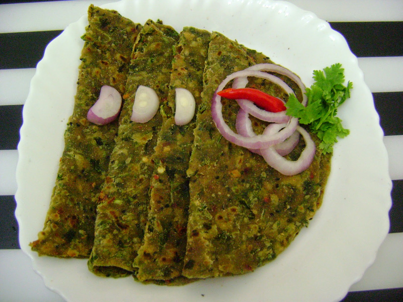 Bethica's Kitchen Flavours Coriander Leaves Parathas
