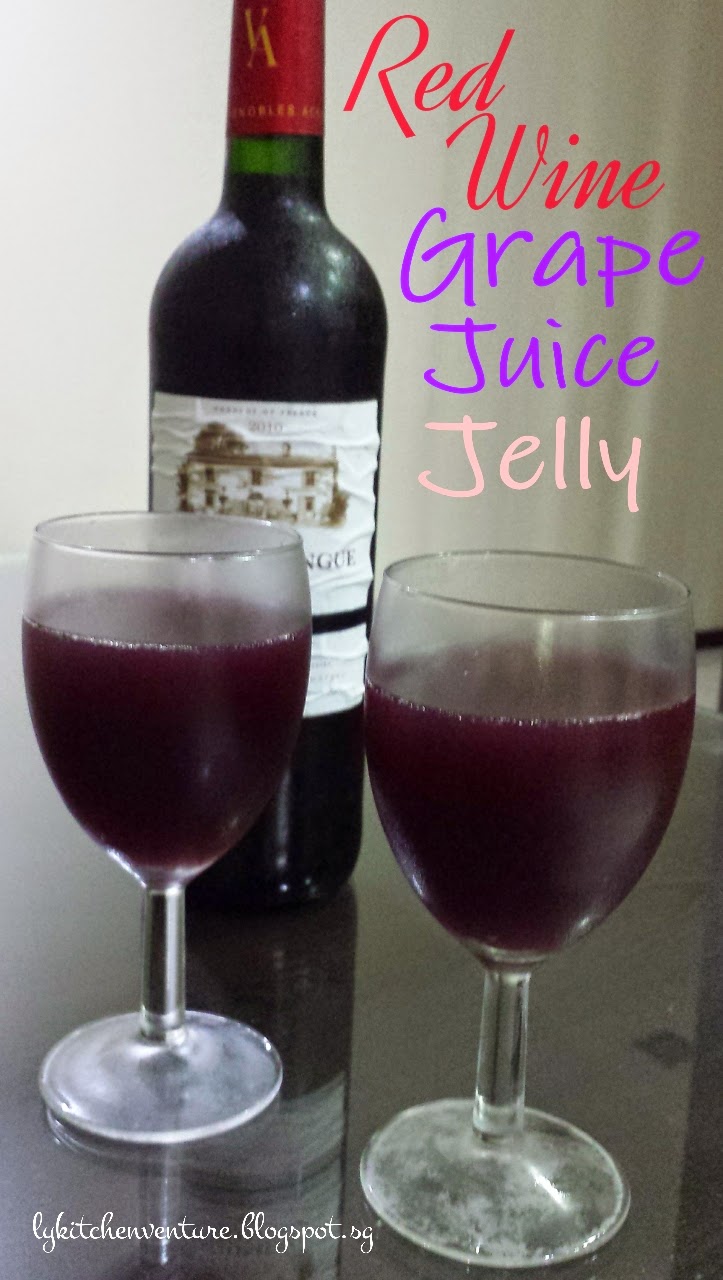 LY's Kitchen Ventures: Red Wine Grape Juice Jelly