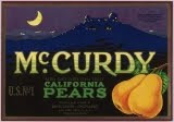McCurdy Pears Label