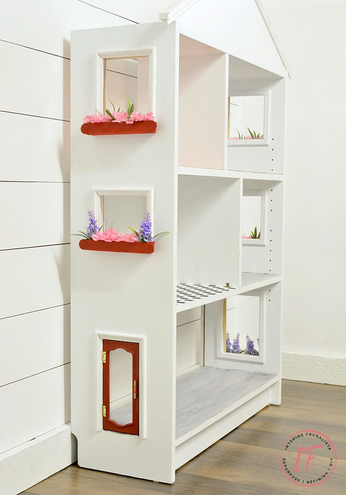 How to build a DIY dollhouse bookshelf