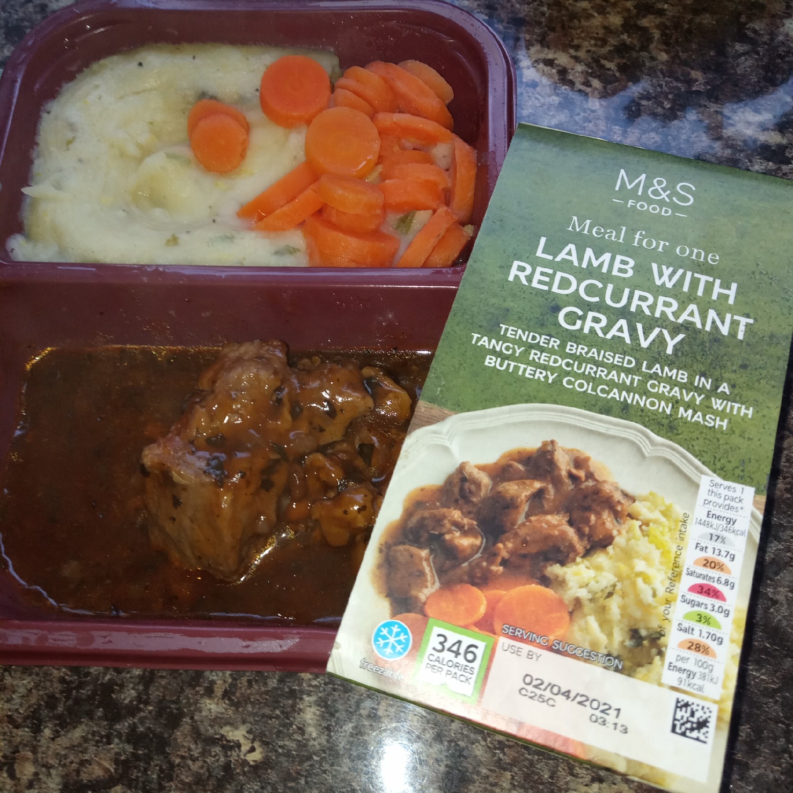 Supersupergirl's Food Reviews M&S Marks Spencer Lamb with Redcurrant