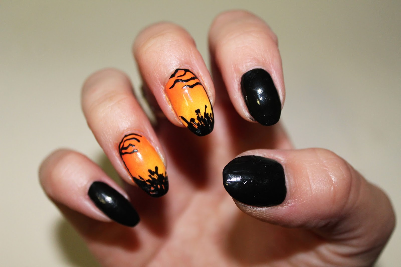 Halloween Nails and Halloween Recap Jersey Girl, Texan Heart