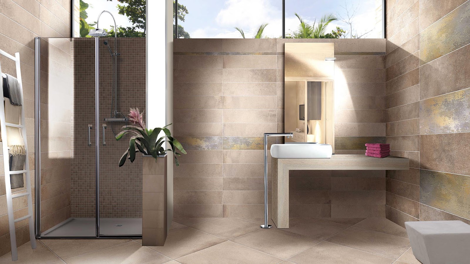 Comfort room tiles design ideas with BRENNERO | Floor & Wall Tiles