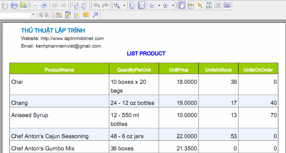Sử dụng iTextSharp để Export dữ liệu Datalist sang PDF trong ASP.Net ...