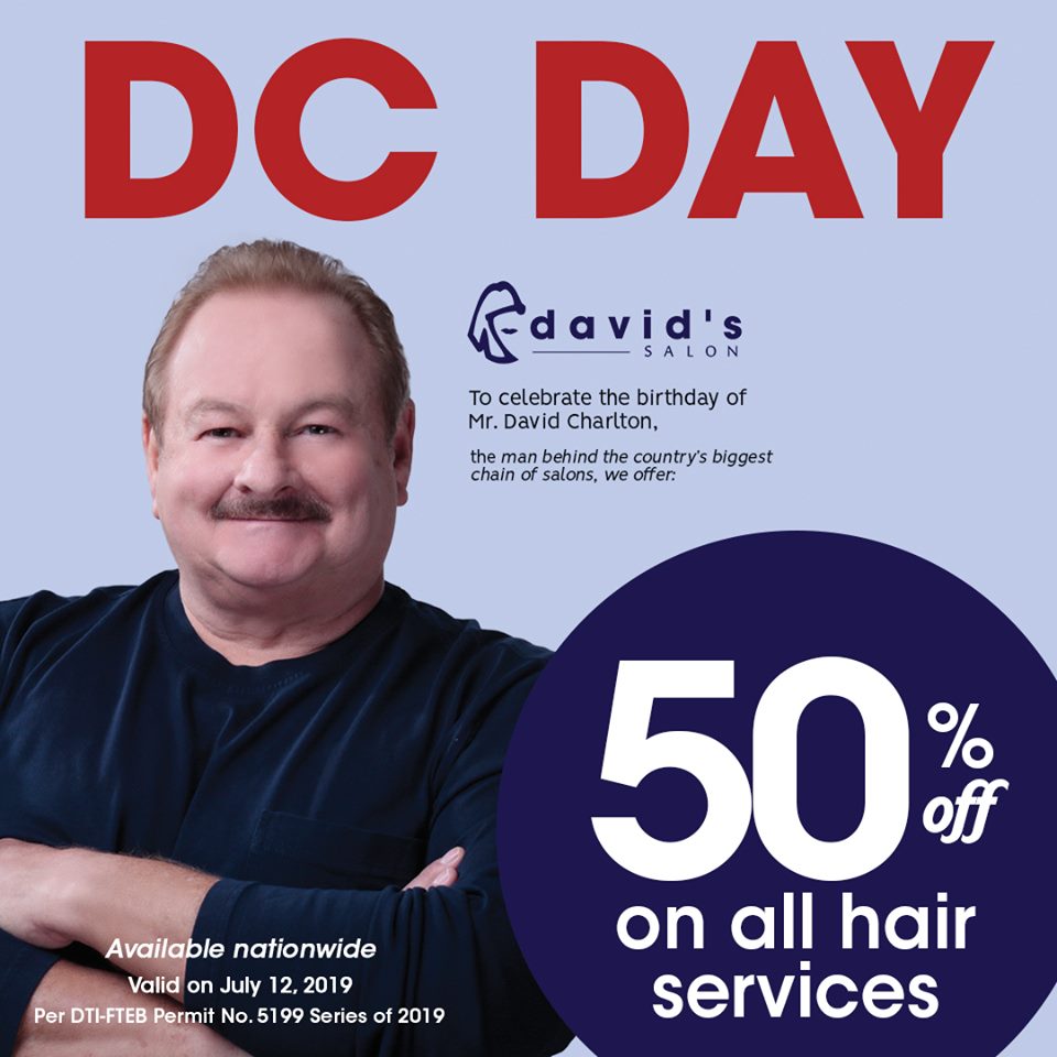 Manila Shopper David's Salon 50 off on DC Day July 12 2019