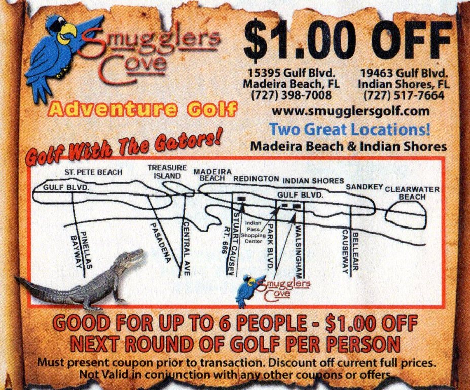 Free golf coupons florida