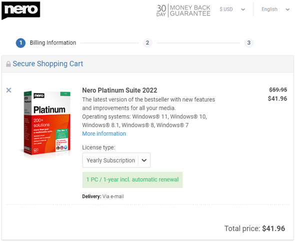 Nero Platinum Suite 2023 Best Coupon Discount