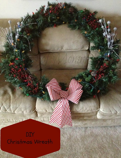 do it yourself lighted christmas wreath