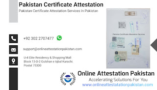 Pakistan Certificate Attestation