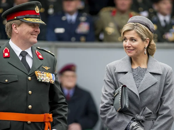 King Willem-Alexander and Queen Maxima of the Netherlands attends the ceremony of the Military Order of William (Militaire Willemsorde) to honor and award the Commando Corps