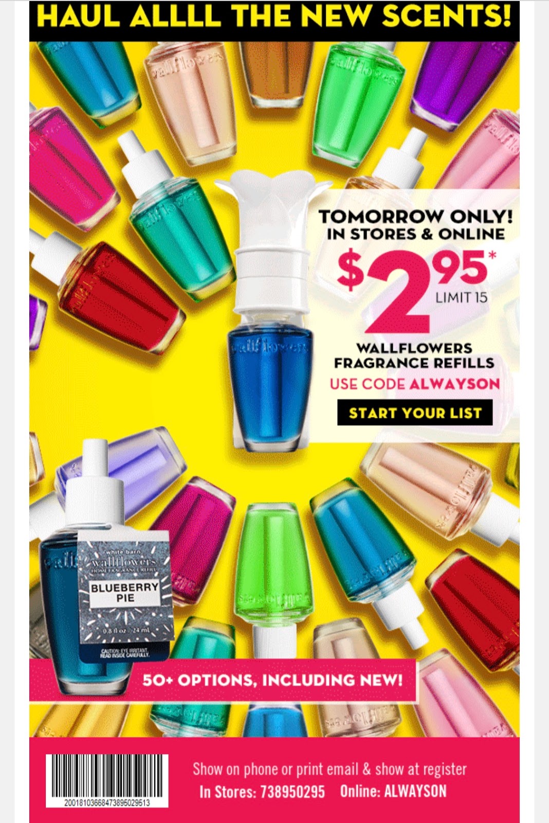 Life Inside the Page Bath & Body Works Tomorrow's Wallflower 2.95