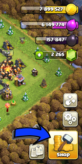 Cara Mengganti Latar Pemandangan COC