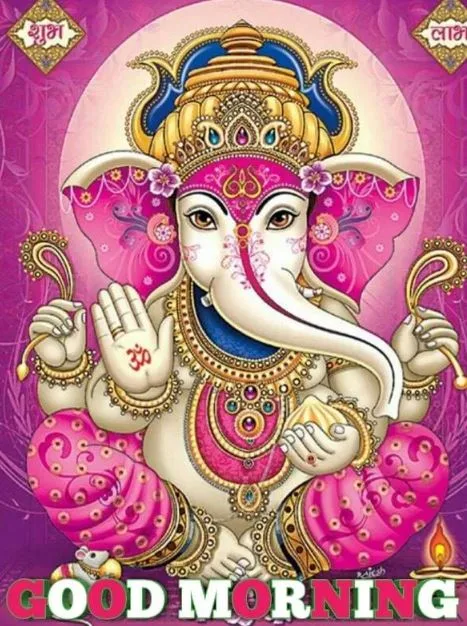 good morning images ganesh bhagwan