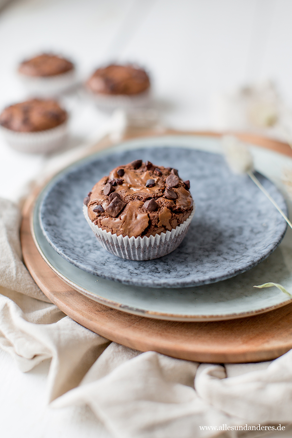 Saftige Schoko-Muffins mit Zartbitterschokolade | Alles und Anderes
