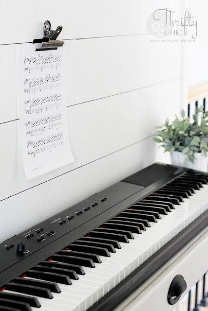 DIY piano stand. Built in piano stand tutorial. How to make a piano stand. DIY built in work station. DIY built in desk. DIY console table. Long hallway ideas. DIY storage desk tutorial.