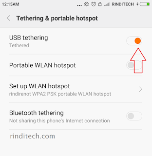 Cara Agar Smartphone Xiaomi Redmi Note 3 Menjadi Modem Internet di Komputer (via Kabel USB)