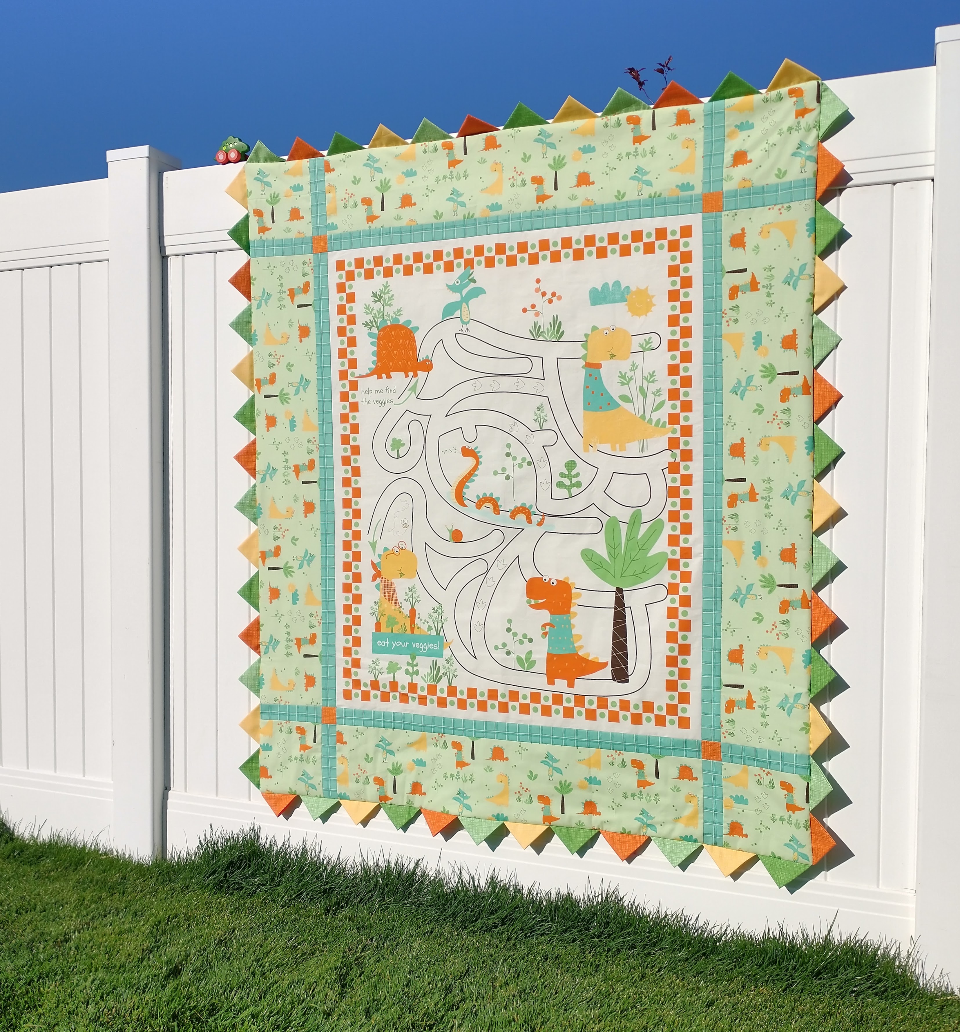 Quiltscapes.: Fancy Finishes: Ric-Rac!