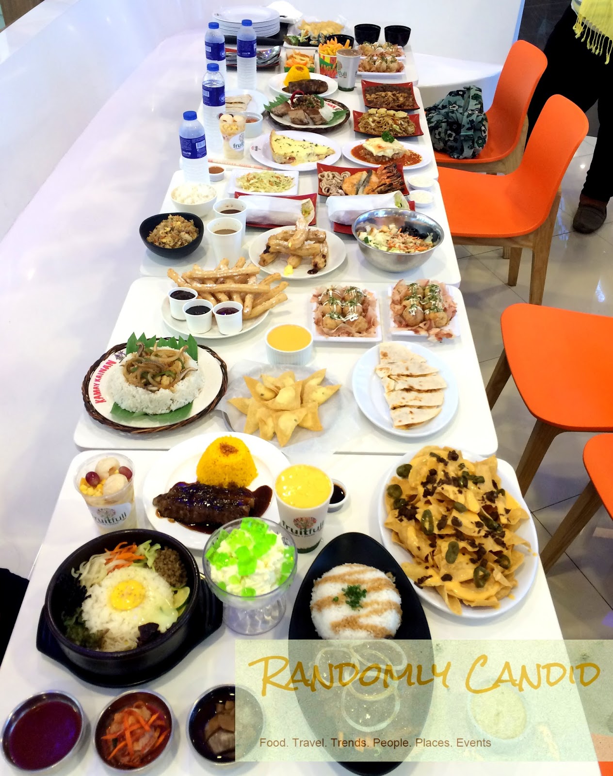 Bountiful feast at the Food Hall Randomly Candid