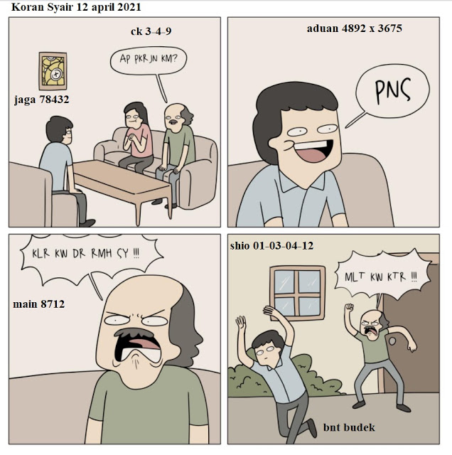 Syair HK 12 April 2021