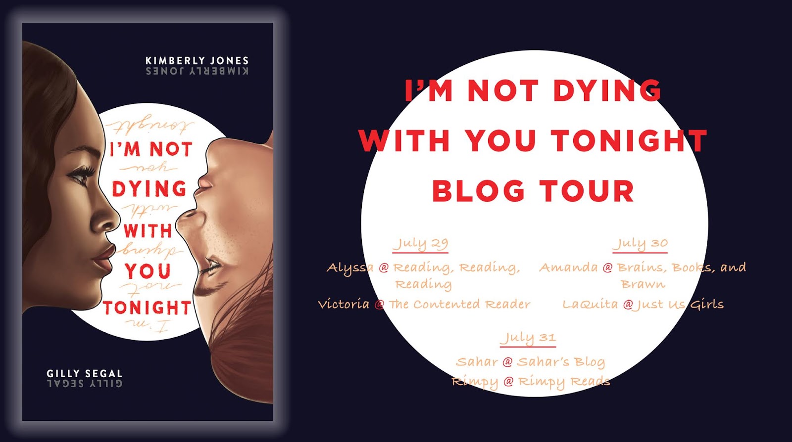 I'm Not Dying With You Tonight by Kimberly Jones, Gilly Segal Book Rev...