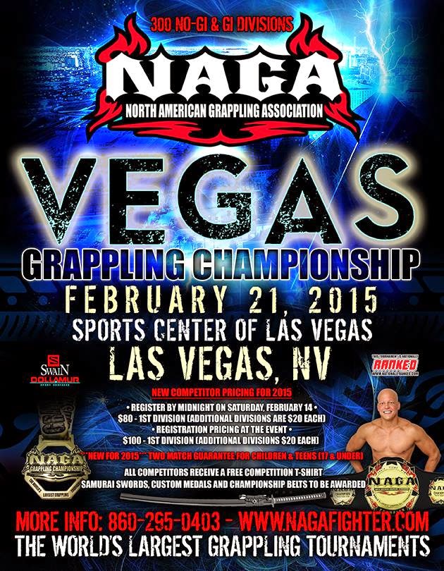 BJJ ONE NEWS NAGA brings NoGi and Gi grappling back to Las Vegas, NV