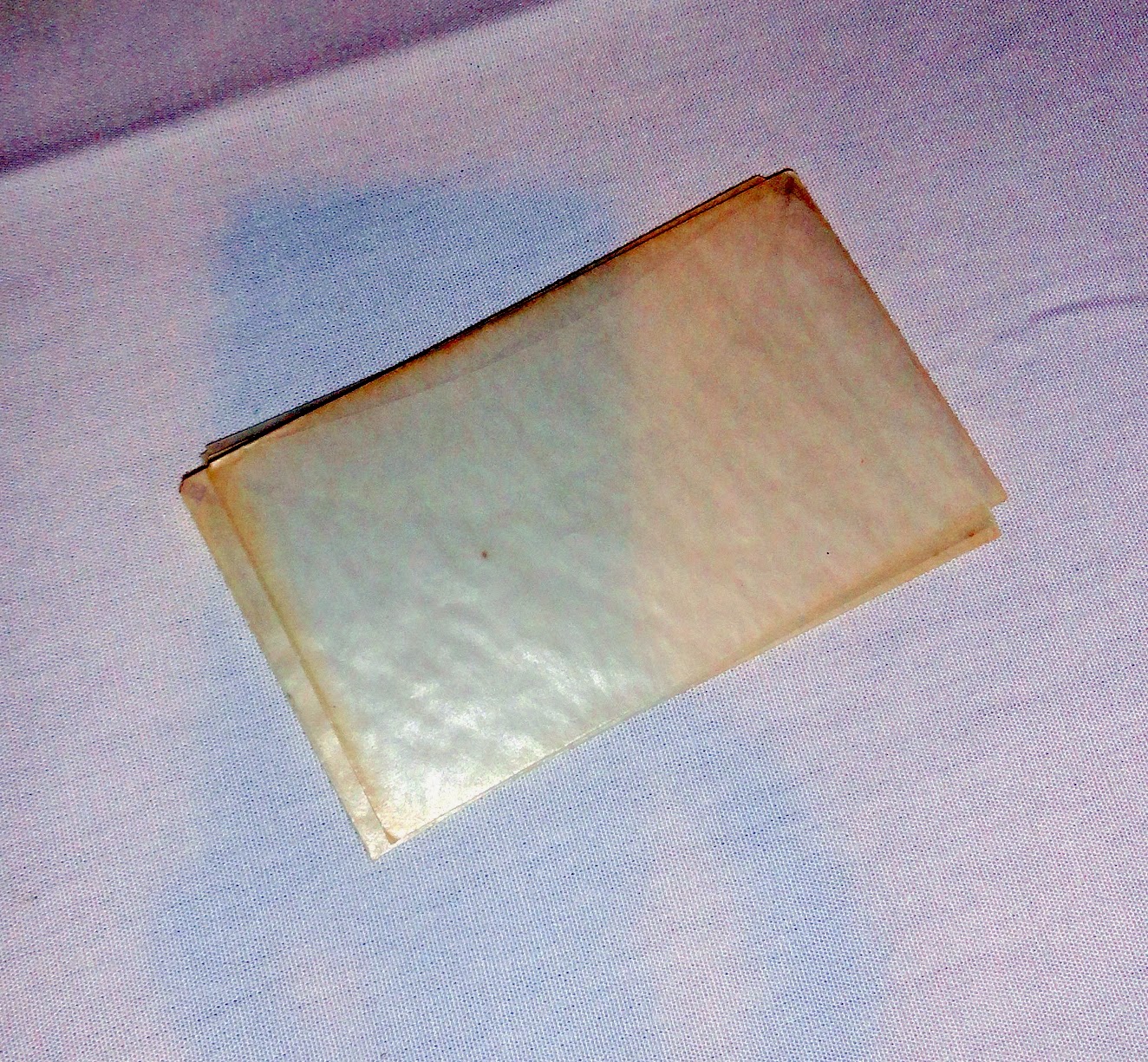 Vintage love notes with glassine stamp envelopes Rachel Test