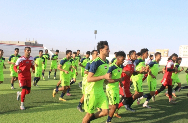 بالصور | تدريبات المنتخب اليمني الأولمبي ضمن المعسكر الدريبي الداخلي في محافظة المهره