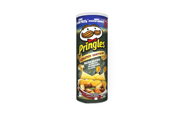 Новые Pringles «Запечённый картофель с розмарином», Новые Принглз «Запечённый картофель с розмарином» состав цена Россия 2021 где купить