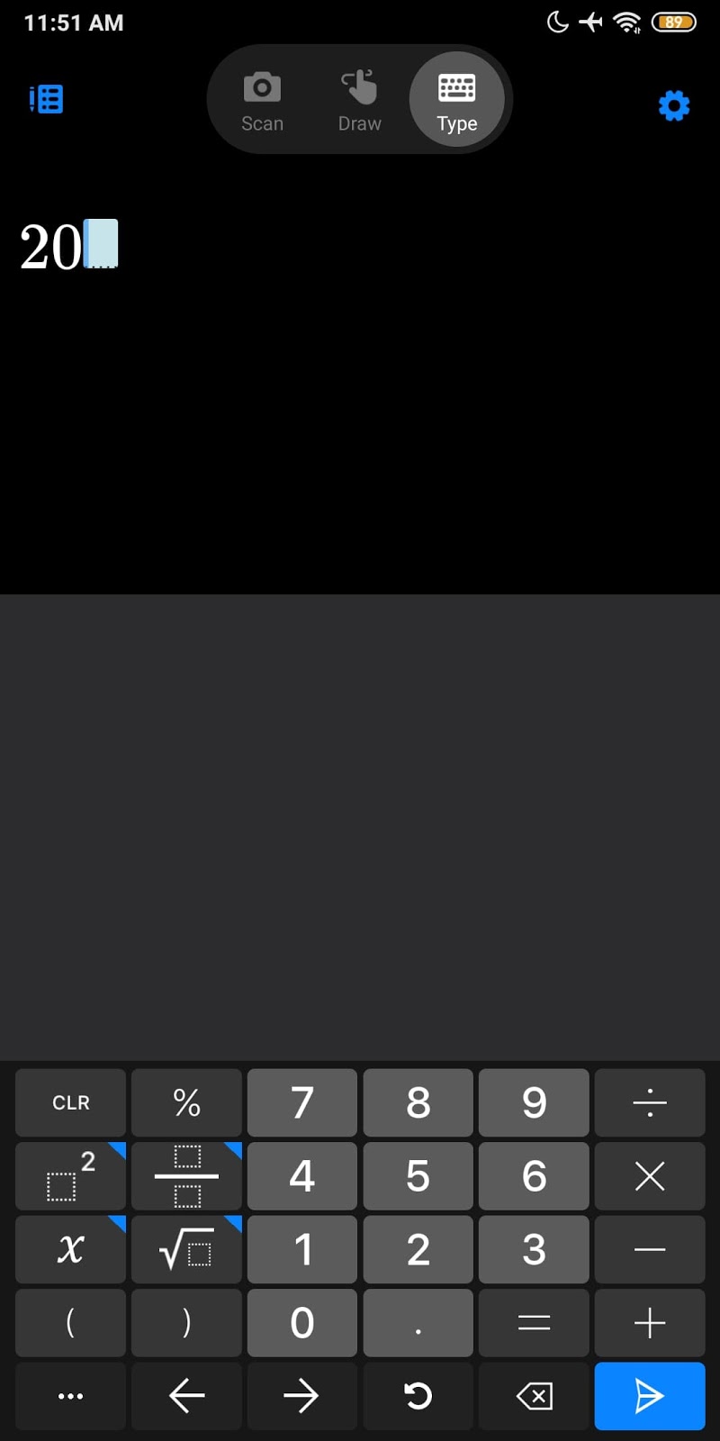 Math solver scanner picture