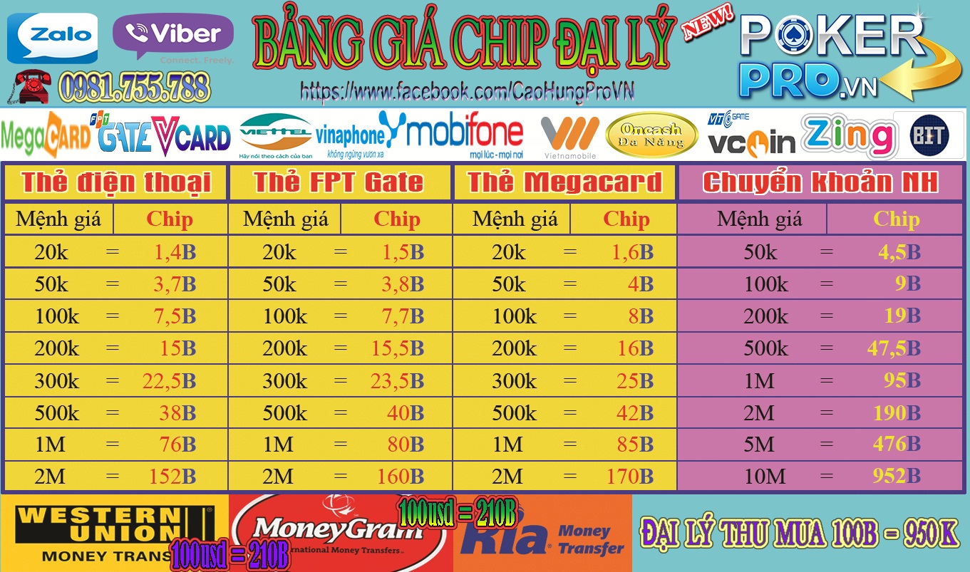 Mua Chip Poker Texas Holdem
