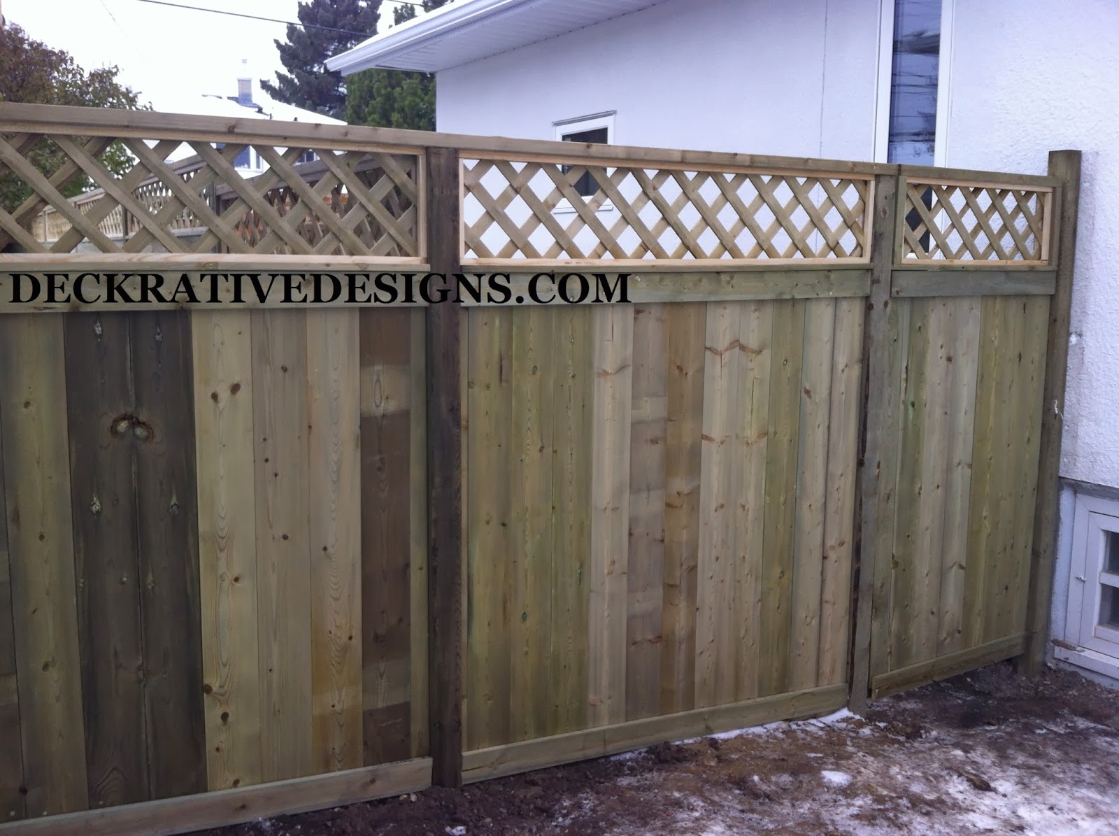 Calgary deck builders Calgary decks Estate fence types Calgary