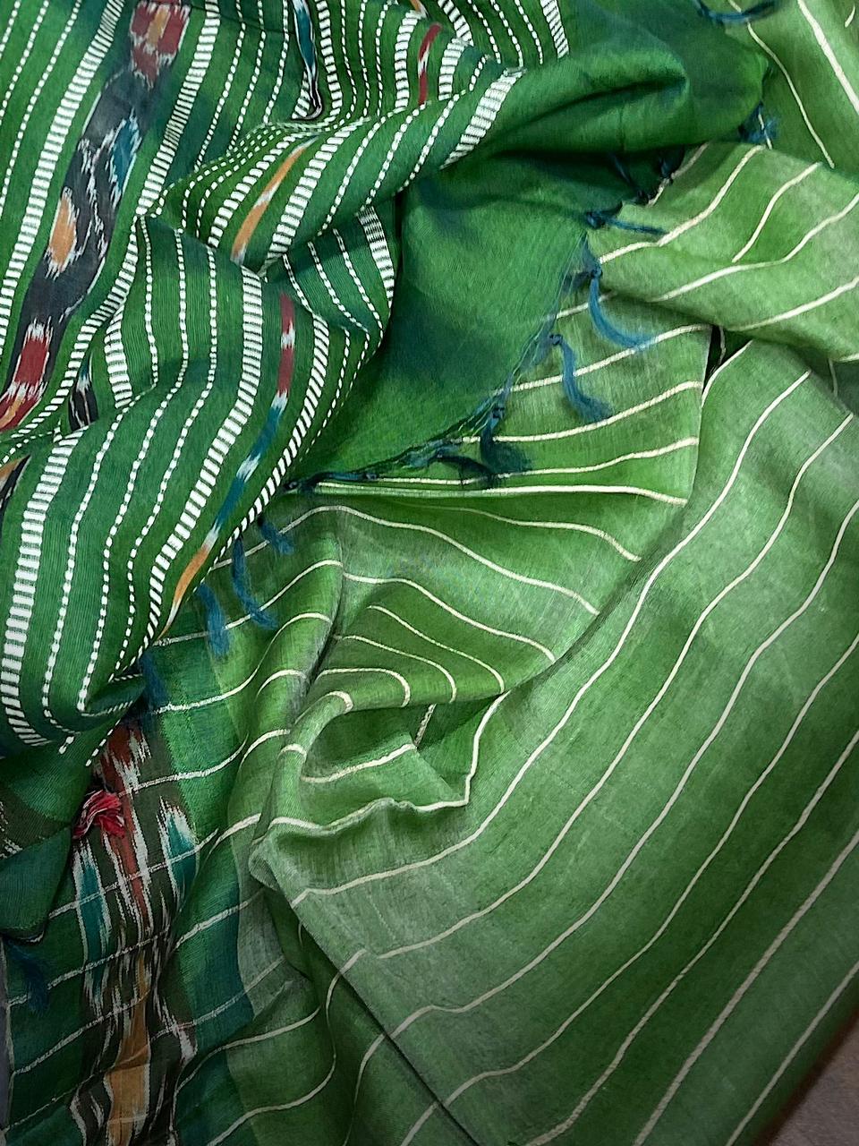 Tisser pattu sarees with kalmkari design