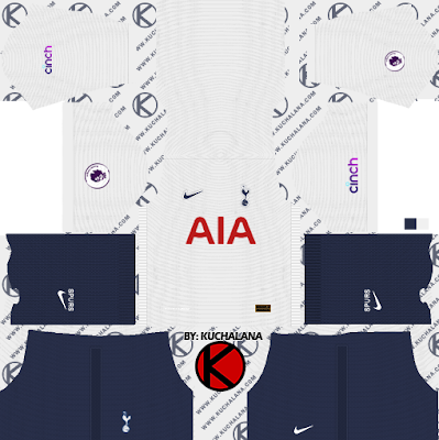 Tottenham Hotspur 2021 22 Kit DLS2019 Kits Kuchalana