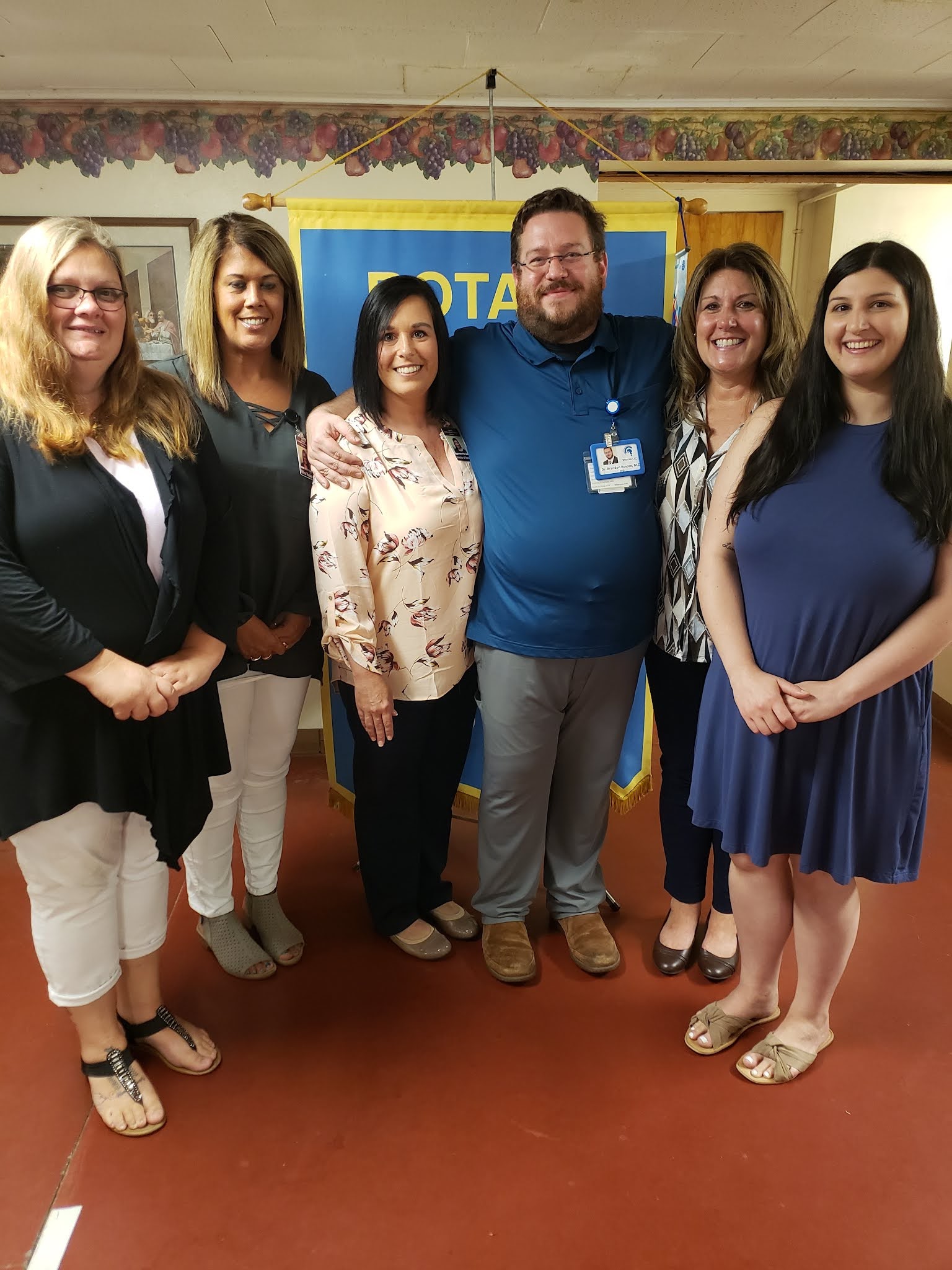 Cameron County PA News Rotary News Robin Hammersley & Dr. Roscoe