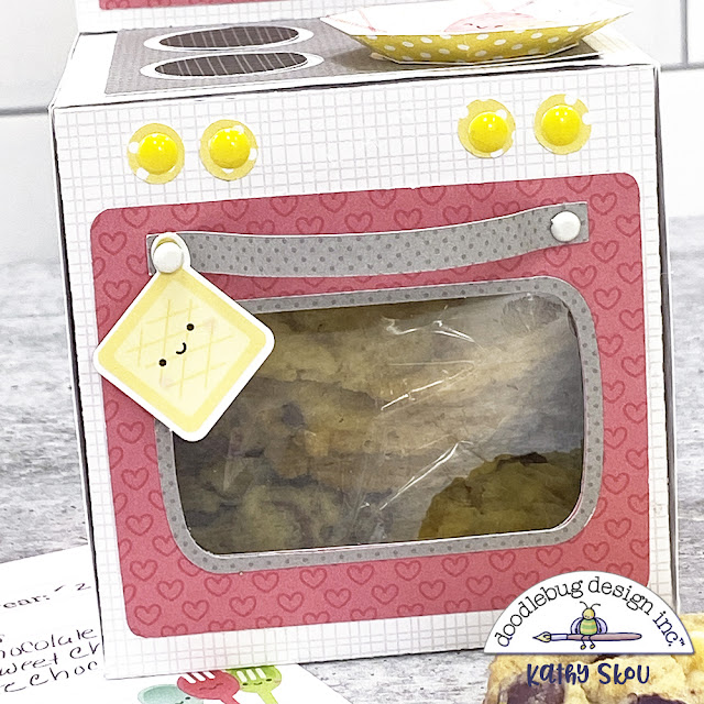 Doodlebug Design Inc Blog MADE WITH LOVE OVEN COOKIE BOX with Kathy