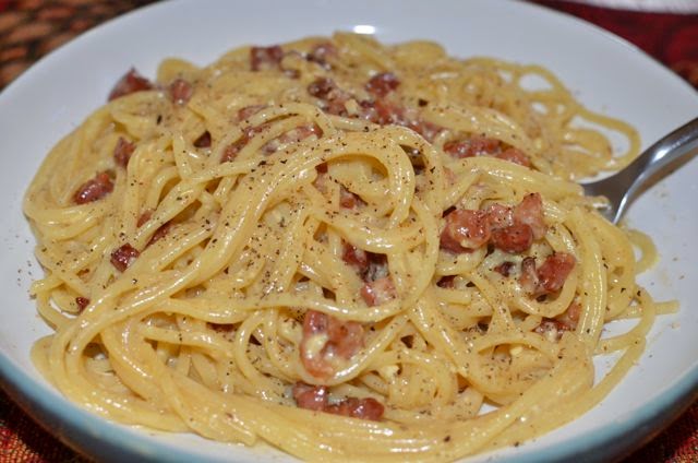 Spaghetti Carbonara | Pink Julep