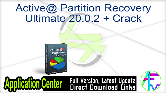 Active@ Partition Recovery Ultimate 20.0.2 + Crack Active@ Partition Recovery Ultimate 20.0.2 + Crack